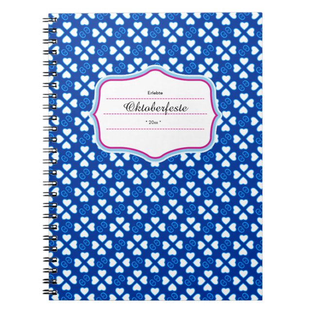 Dezent bayrisch spiral notebook (Front)