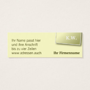 Dezente kleine Karten