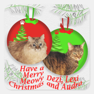 Deziz World Christmas Stickers