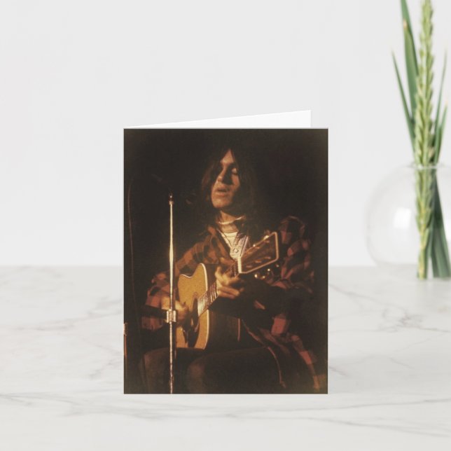 DF in Concert early 70s Notecard (Front)