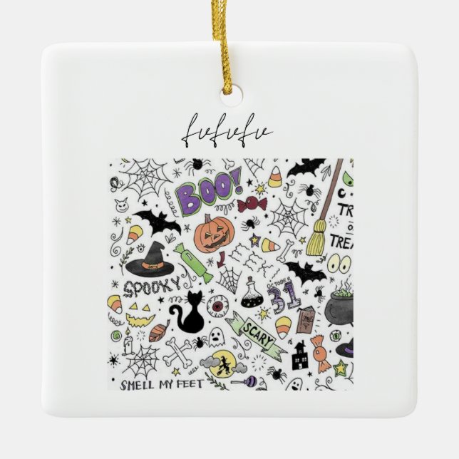 dfbdbfdb ceramic ornament (Front)