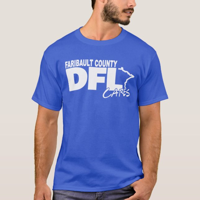 DFL Cares T shirt (Front)