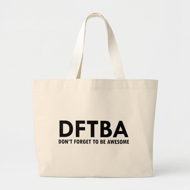 DFTBA LARGE TOTE BAG (Front)