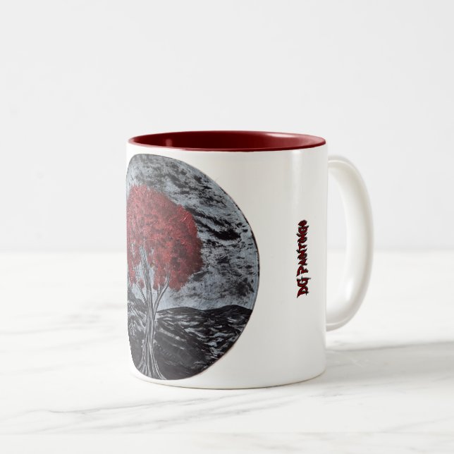 DG Paintings Crimson Leaves Mug (Front Right)