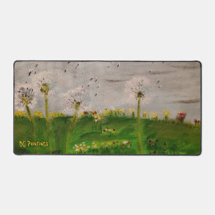 DG Paintings Dandelion Field Desk Mat