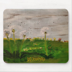 DG Paintings Dandelion Field Mouse Pad