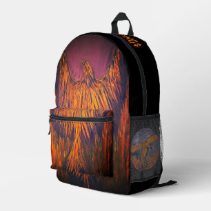 DG Paintings Fire Phoenix Backpack V2