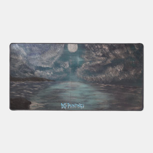 DG Paintings Moonlit Bay Desk Mat