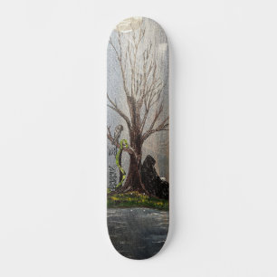 DG Paintings Resting Reaper Skateboard