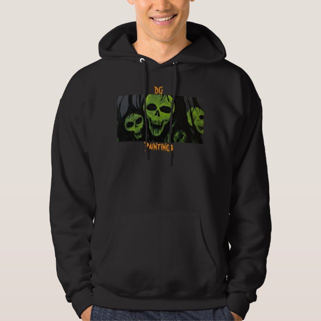 DG Paintings Skull Garden Sweatshirt (version 2) (Front)