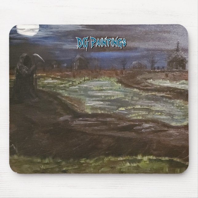 DG Paintings Stalking Reaper  Mouse Pad (Front)