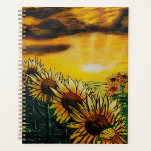 DG Paintings Sunflower Fields  Planner