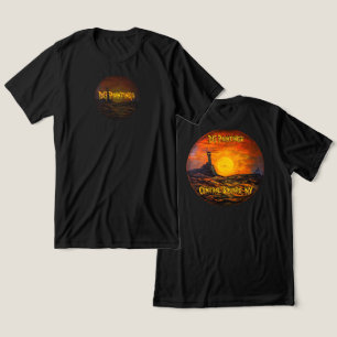 DG Paintings Sunset Lighthouse Tri-Blend Shirt