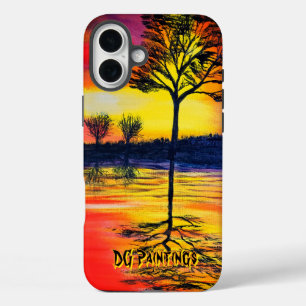 DG Paintings Warm Sun Reflection iPhone 16 Plus Case