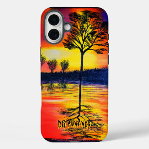 DG Paintings Warm Sun Reflection iPhone 16 Plus Case