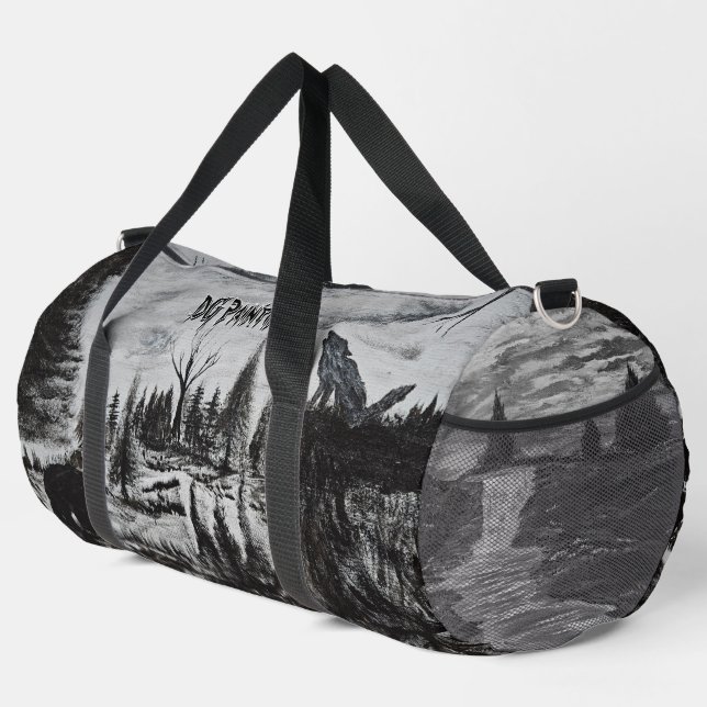 DG Paintings Wild Valley  Duffle Bag (Right Corner)