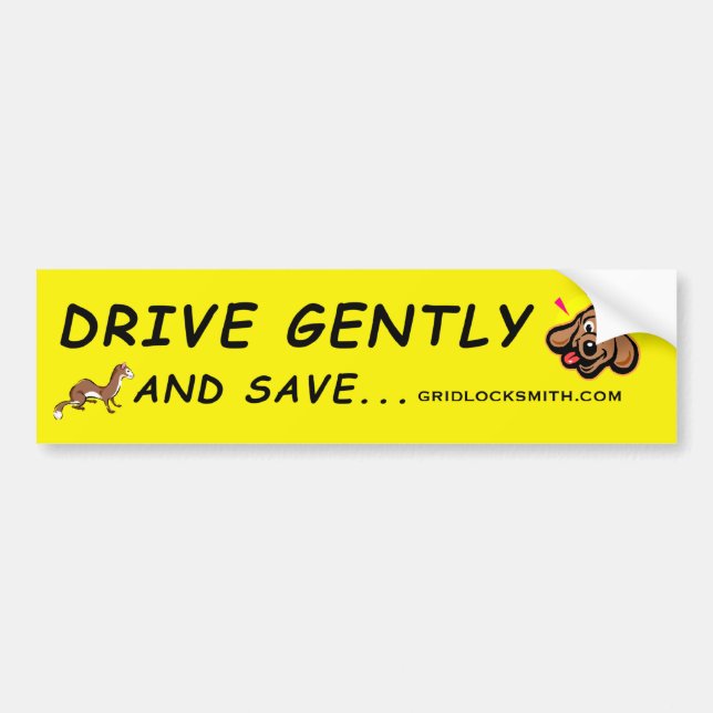 DGAS+dog+ Bumper Sticker (Front)