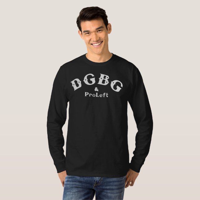 DGBG Vintage Men's Basic Long Sleeve T-Shirt (Front Full)