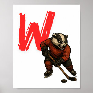 Dger Ice Hockey Frozen Confines Madison College Fa Poster