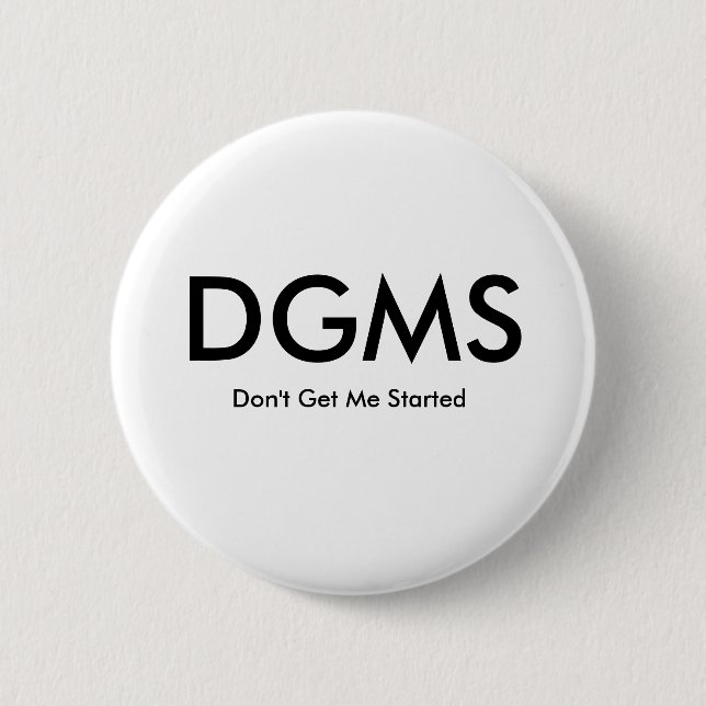 DGMS Accessories 6 Cm Round Badge (Front)