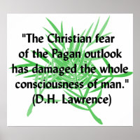 DH Lawrence Pagan Quote
