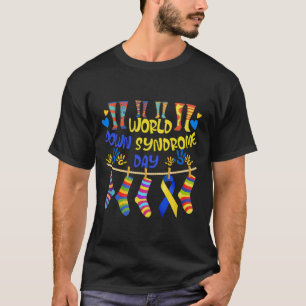 DH World Down Syndrome Day Shirt, Rock Your Socks  T-Shirt