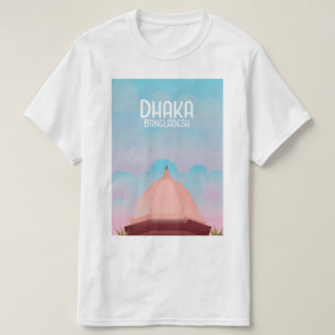 Dhaka Bangladesh Vintage style travel poster. T-Shirt
