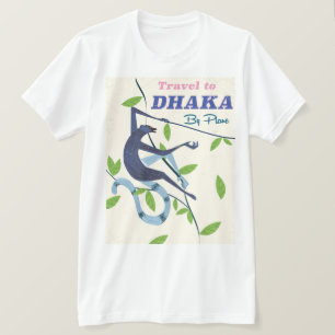 Dhaka, Bangladesh vintage vacation poster. T-Shirt