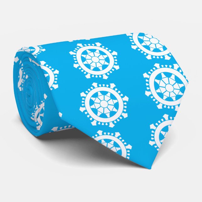 Dharma chakra tie (Rolled)