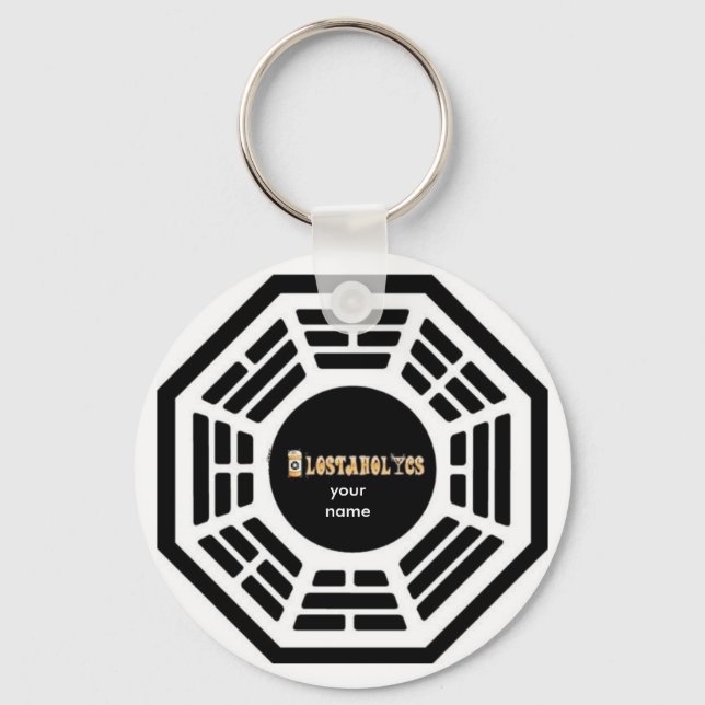 Dharma/Lostaholics name Key Ring (Front)