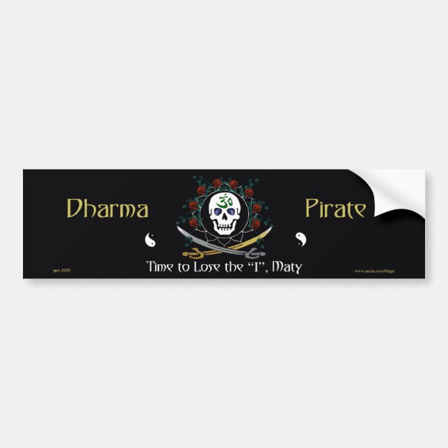 Dharma Pirate 2 Bumper Sticker (Front)
