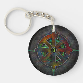 Dharma Spirit Wheel of Energy Key Ring