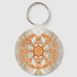 Dharma Wheel - Dharmachakra Key Ring