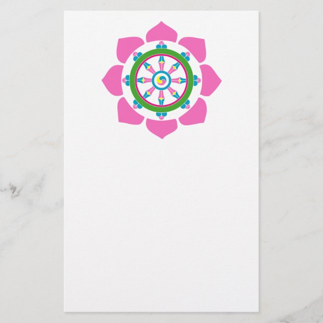 Dharma wheel flyer (Front)