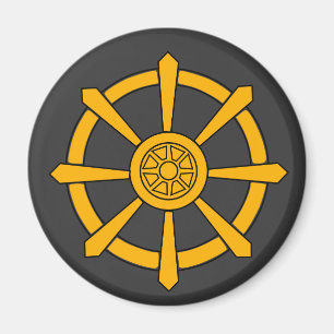 Dharma Wheel Magnet