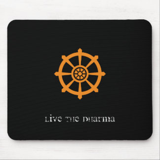 Dharma Wheel Mouse Pad