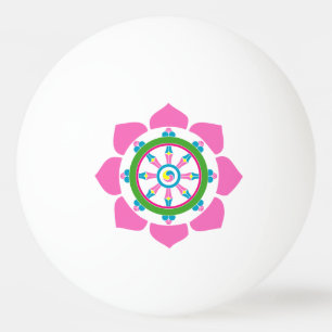 Dharma wheel ping pong ball