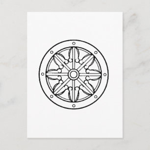 Dharma Wheel Postcard
