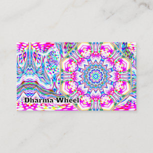 Dharma Wheel ( you may change the words ) Business Card