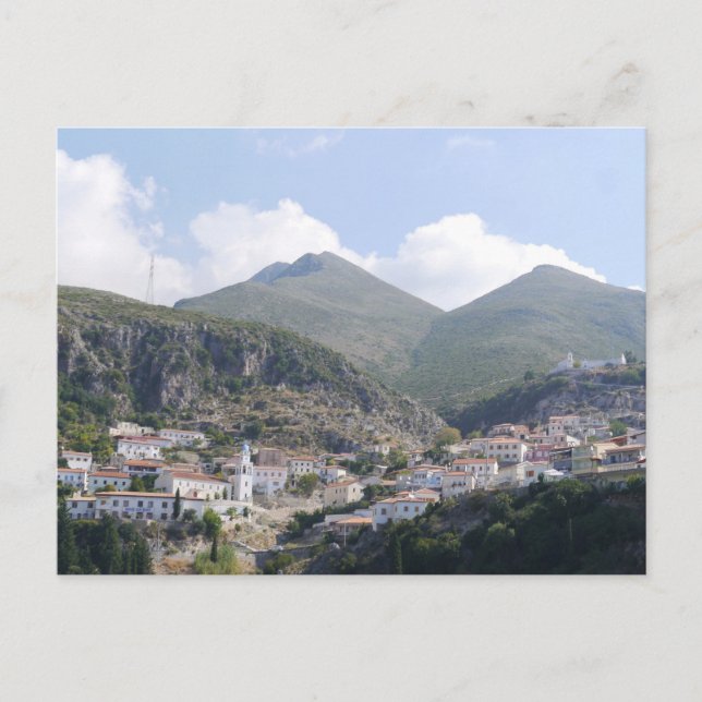 Dhermi Old Town, Albania Postcard (Front)