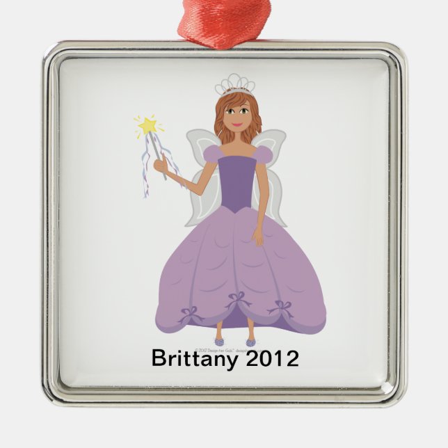 DHG Premium square ornament (2") (Front)