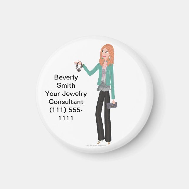 DHG Round Magnet (1.25 inches) (Front)