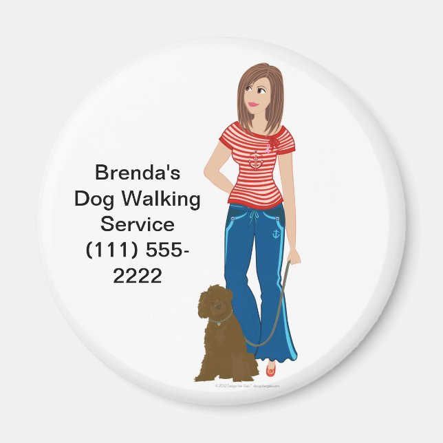 DHG Round Magnet (2.25 inches) (Front)