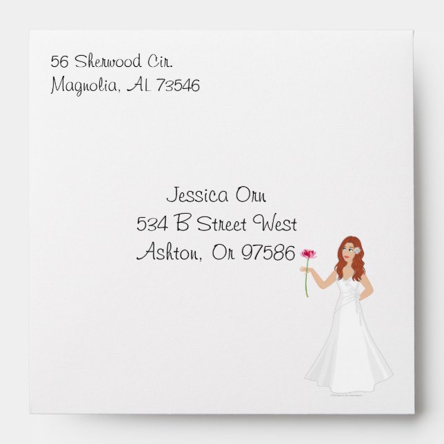 DHG Square Envelope (Front)