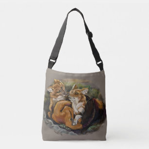 Dhole Cuddle Couple Crossbody Bag