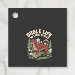 Dhole Lover Wildlife Canid Asiatic Wild Dog Favour Tags
