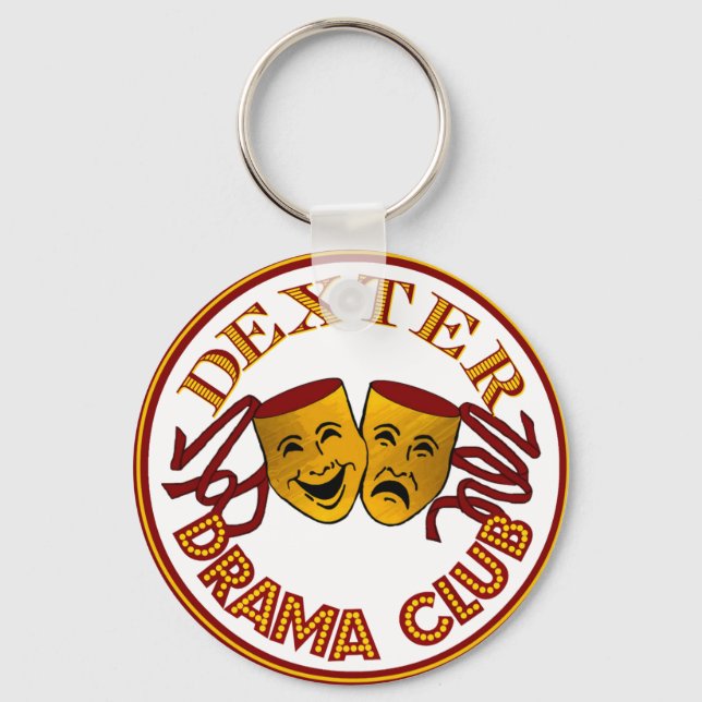 DHS Drama Logo Basic Keychain (Front)