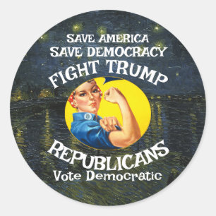 DHS FBI CBP Congress House Republican Party Senate Classic Round Sticker