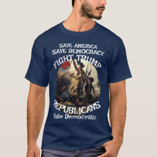 DHS FBI CBP Gavin Newsom President Democratic x T-Shirt