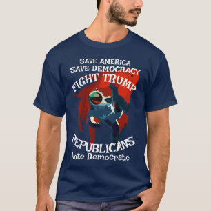 DHS FBI CBP Gavin Newsom President Democratic x T-Shirt